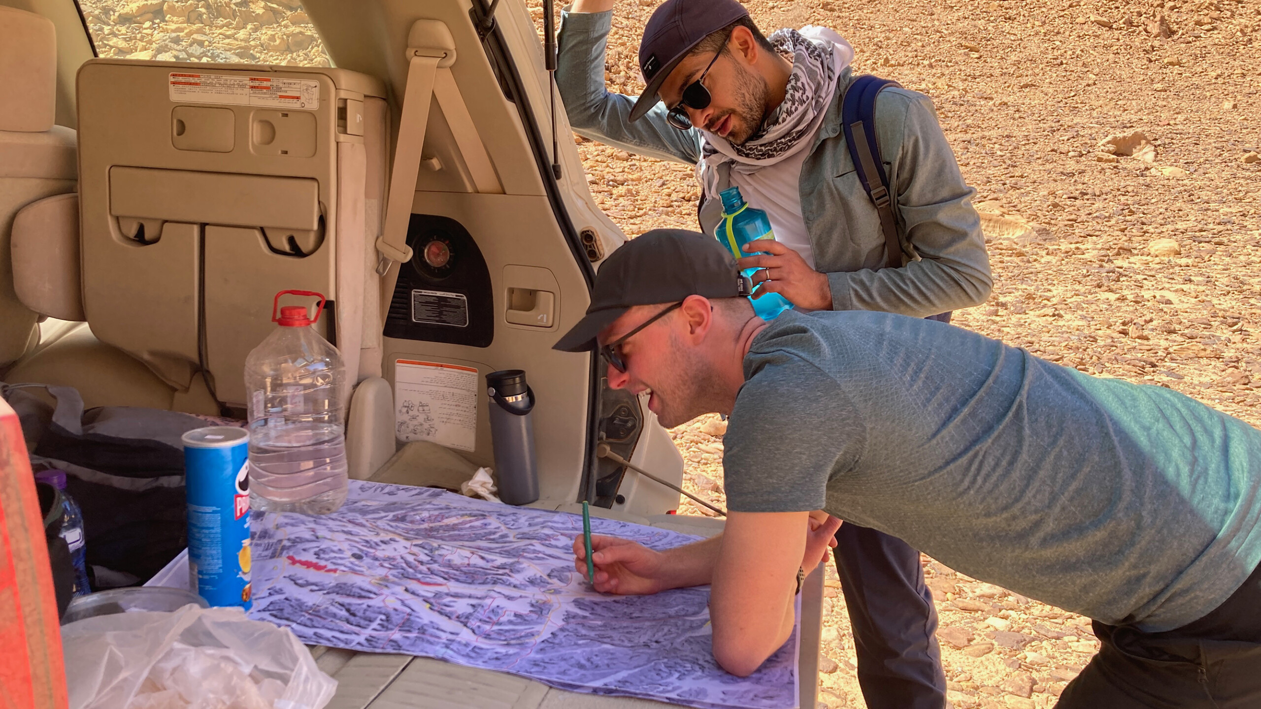 Ayers Saint Gross team members mapping in real time while on-site.