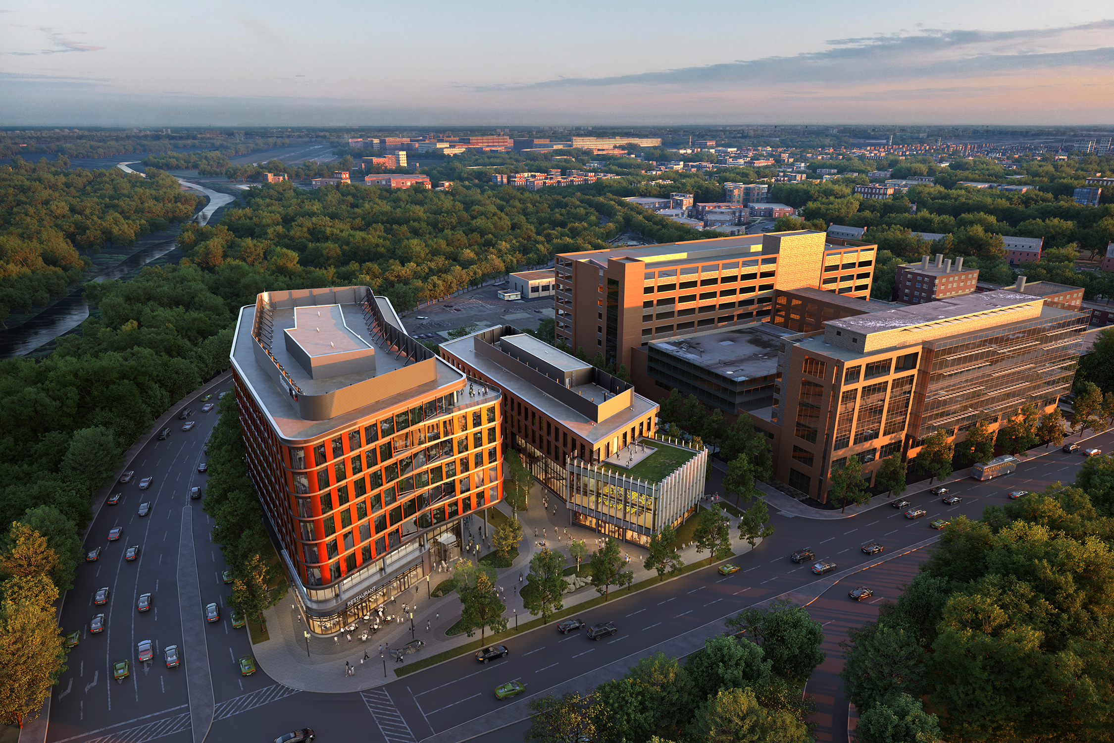 Discovery District Aerial New