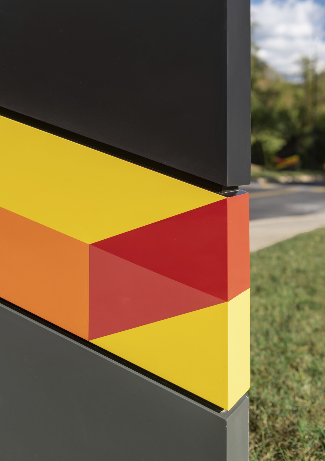 Detail of sign construction