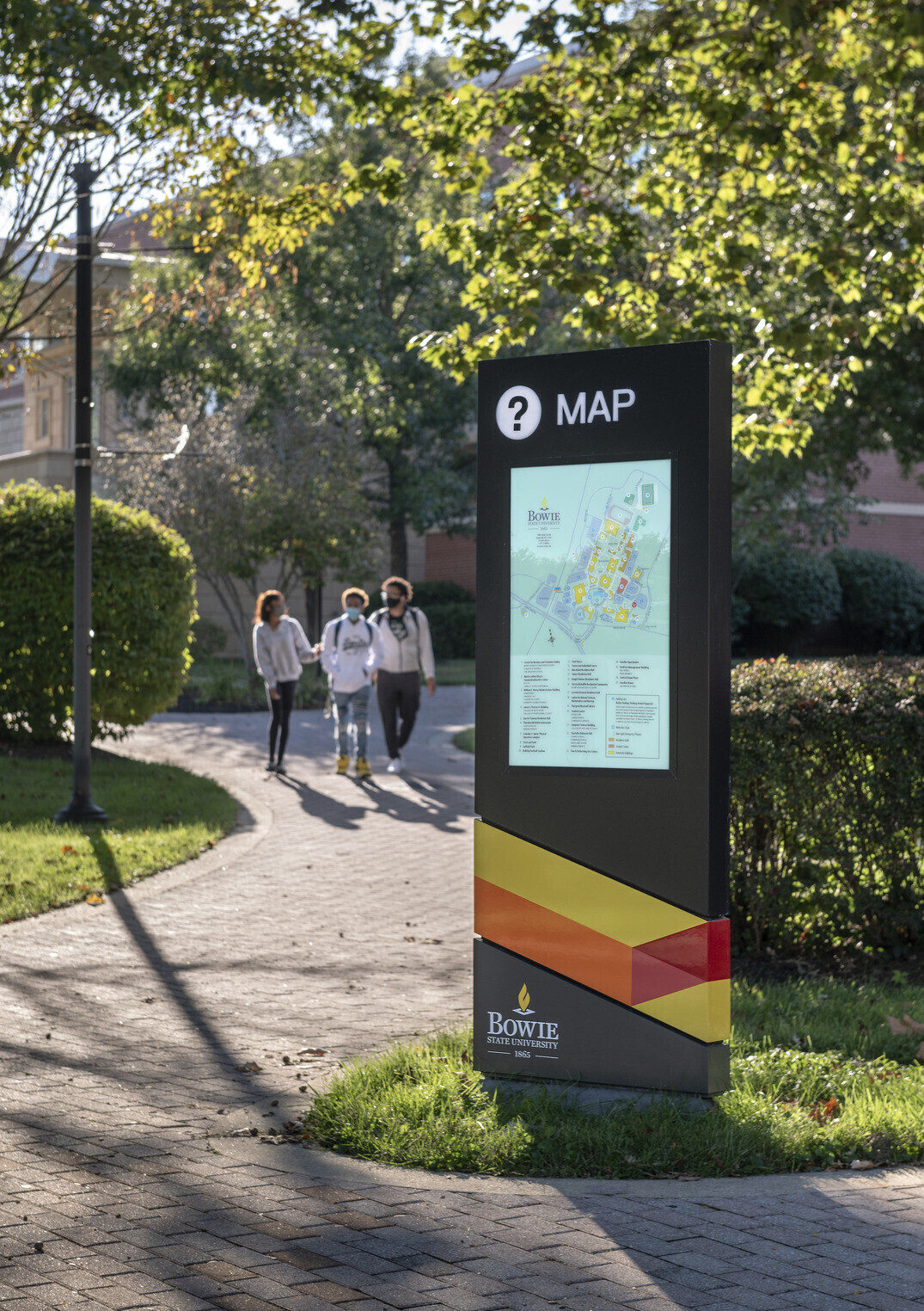 Digital map kiosk