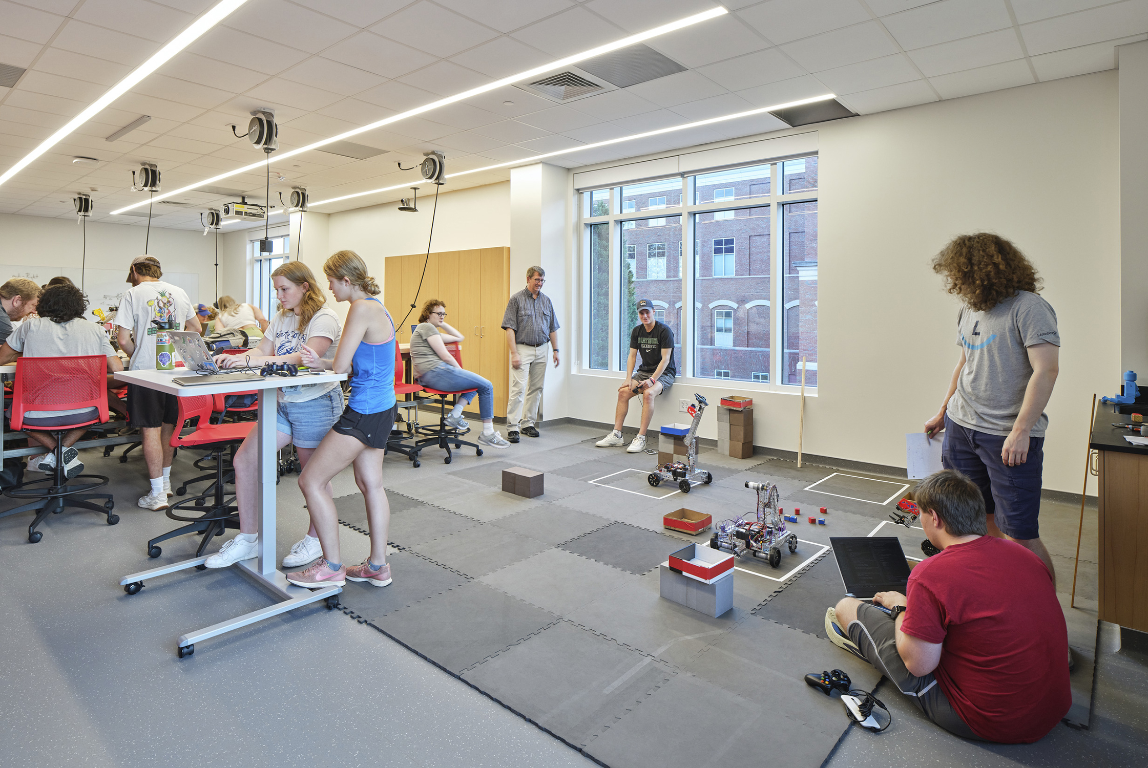 Maker space in Elon University's Founders Hall