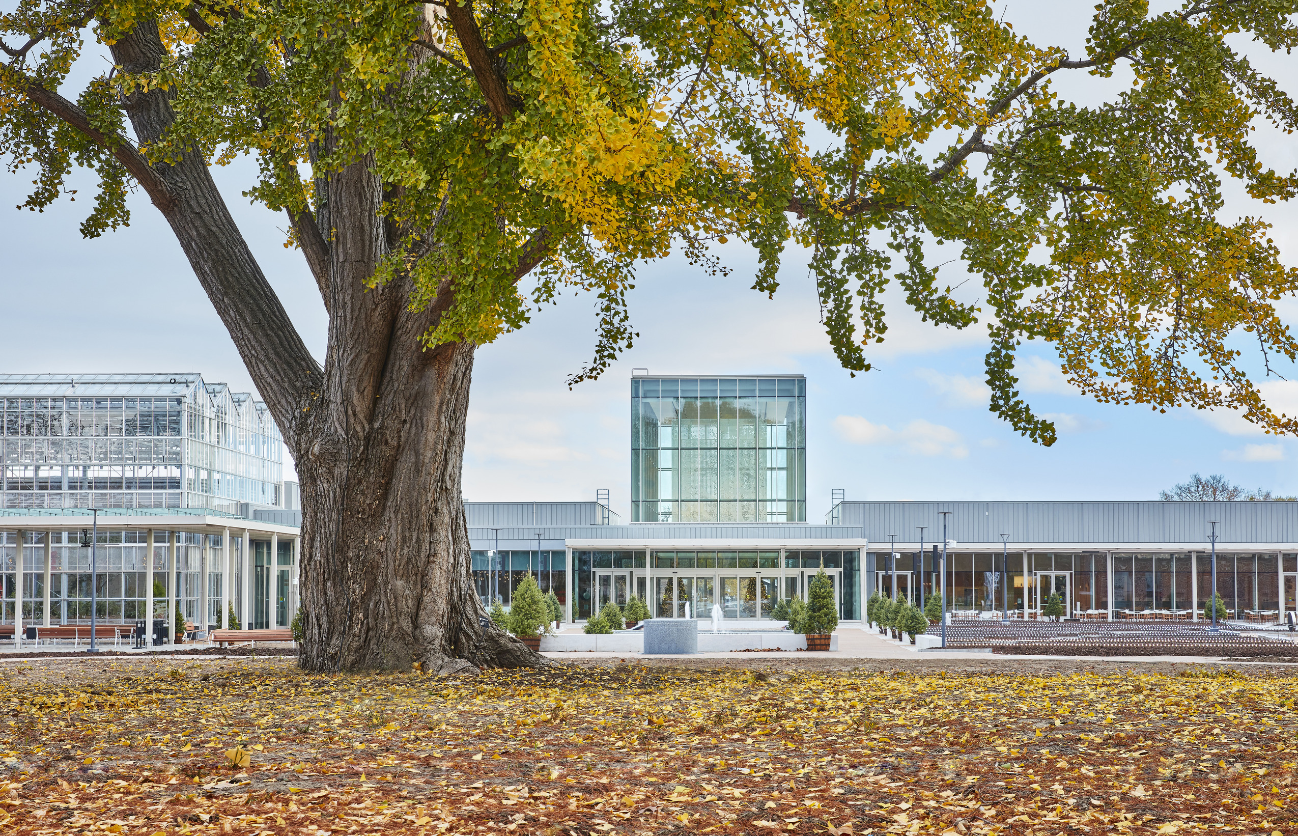Exterior of the Jack C. Taylor Visitor Center