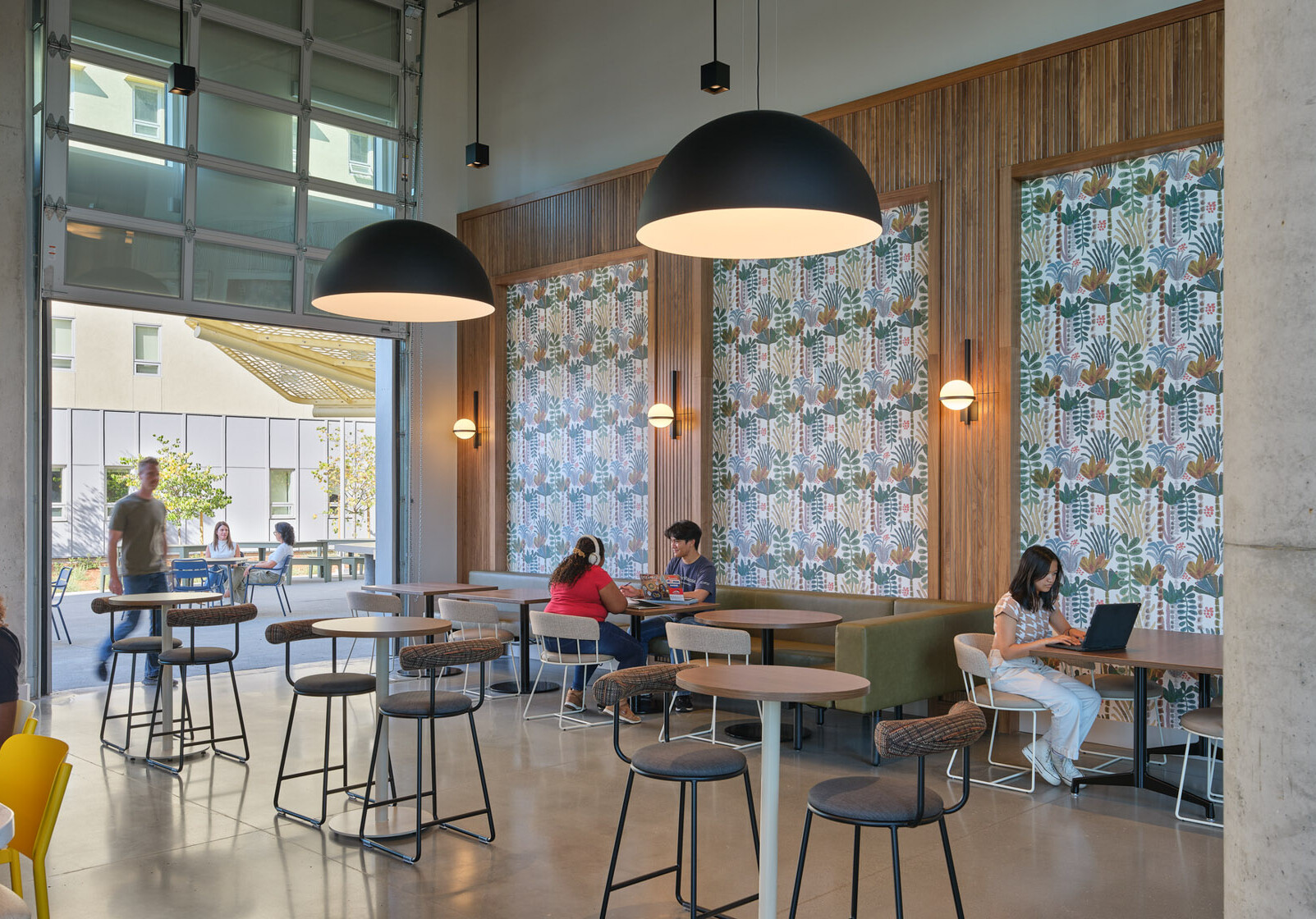 An interior view of the xucyun ruwway student housing at U.C. Berkeley