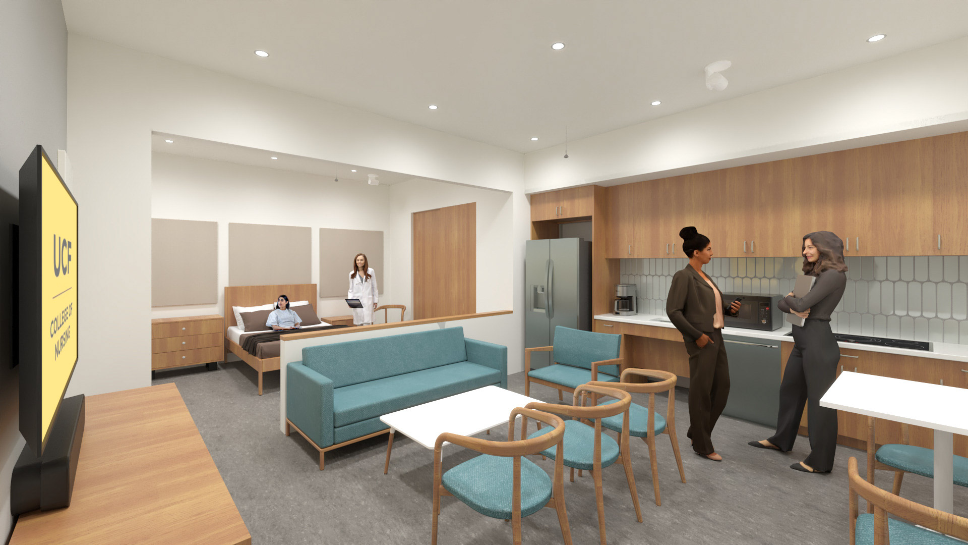 A simulation space for home care at the University of Central Florida School of Nursing