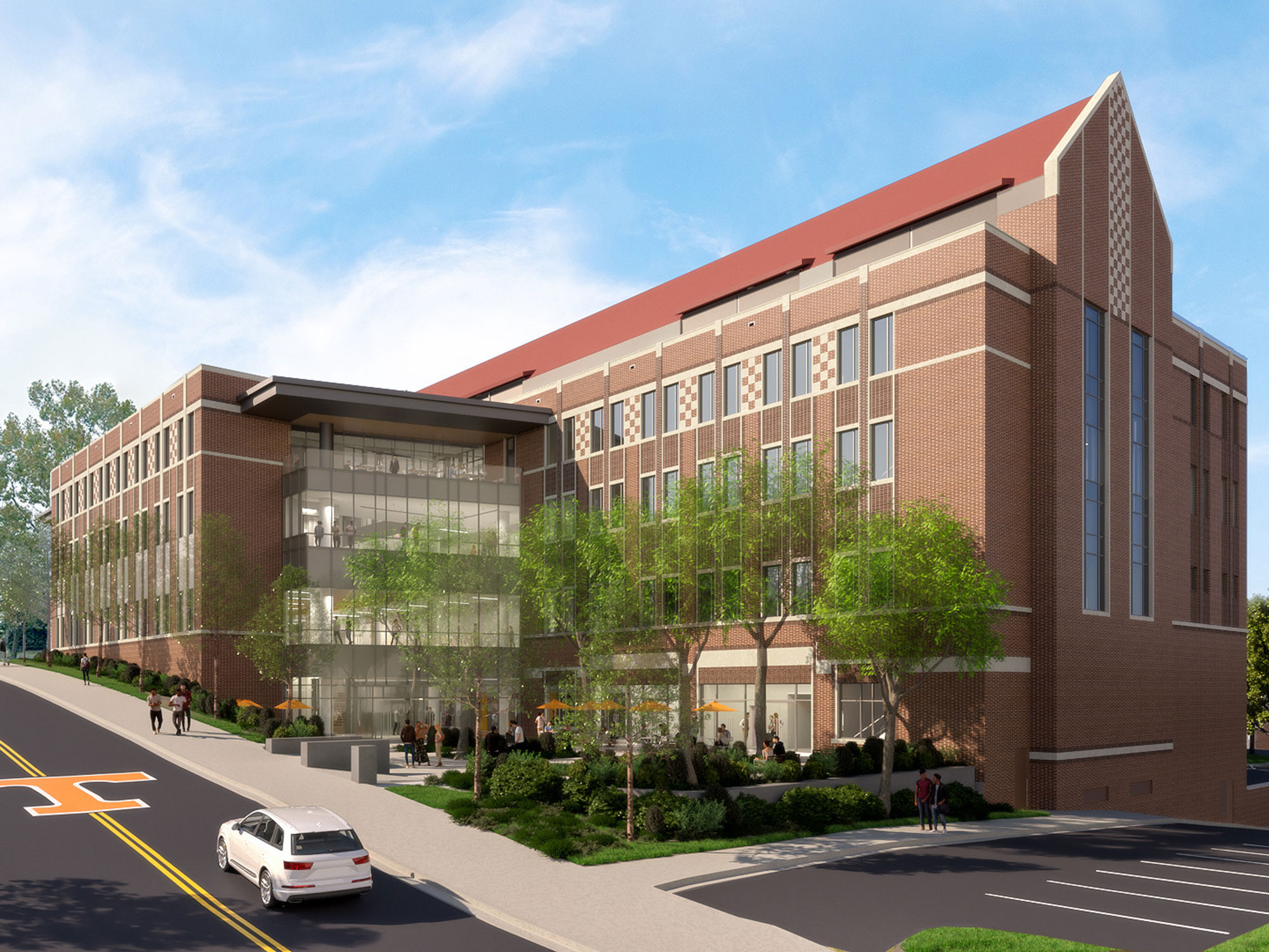 University of Tennessee Croley Nursing School Exterior Rendering