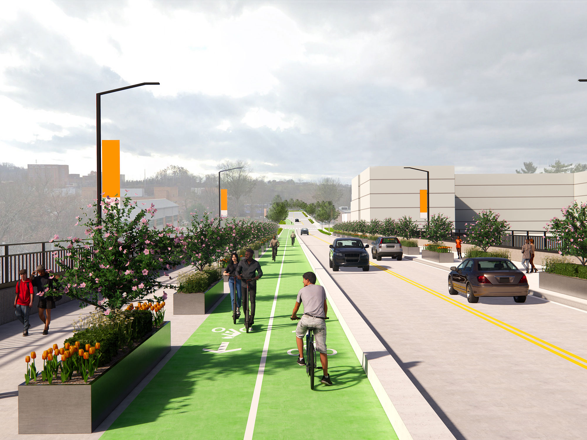 University of Tennessee Knoxville Master Plan Proposed Joe Johnson Drive