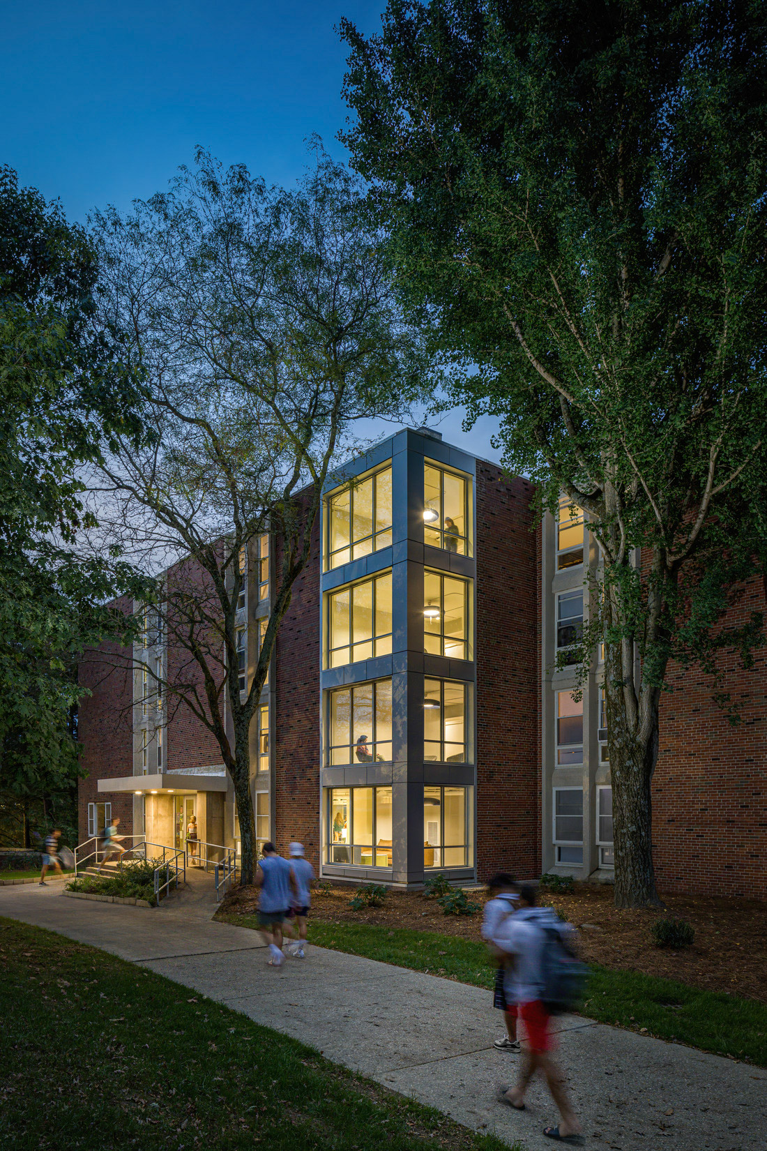 Denison University renovation exterior after