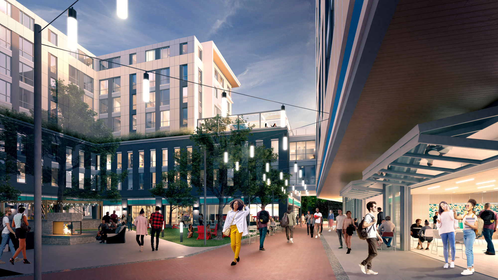 Rice Rendering Courtyard 1