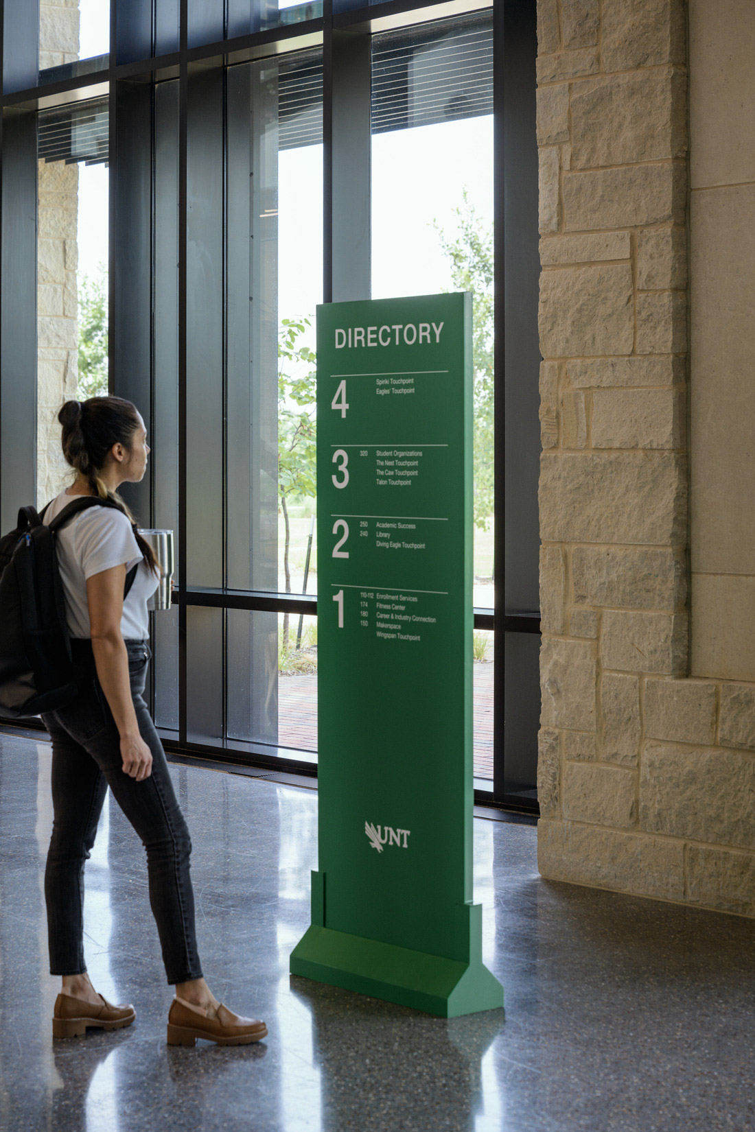 UNT Frisco Directory Signage