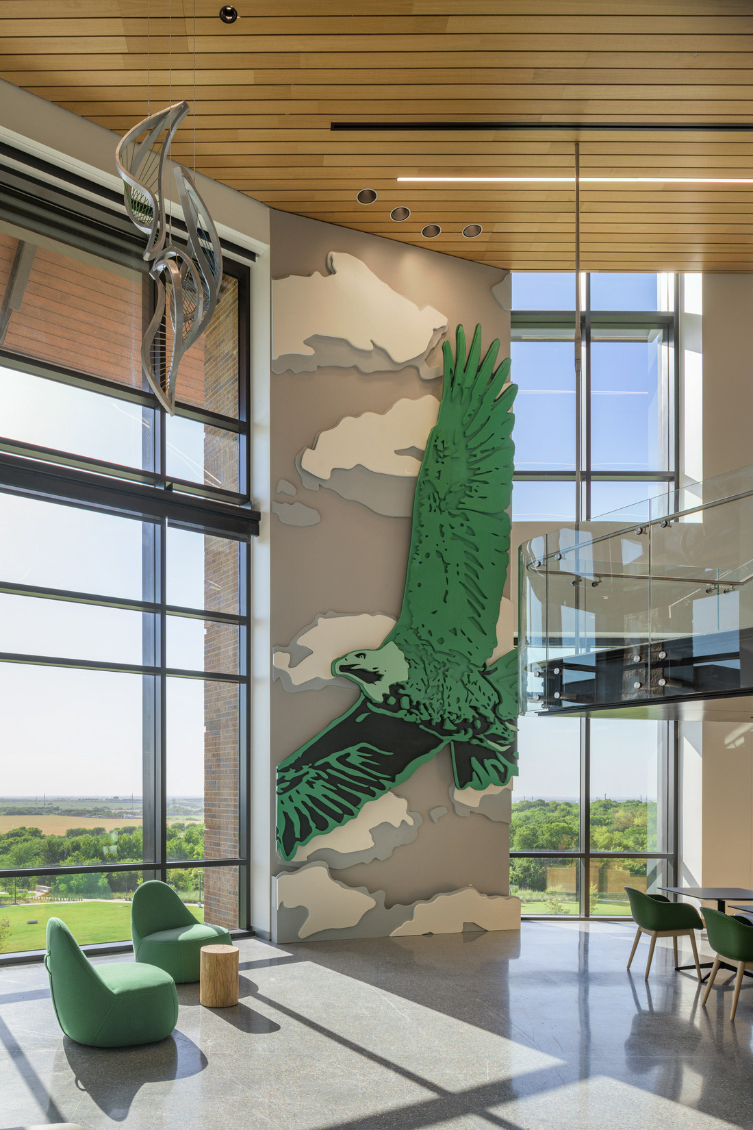UNT Frisco Eagle Mural