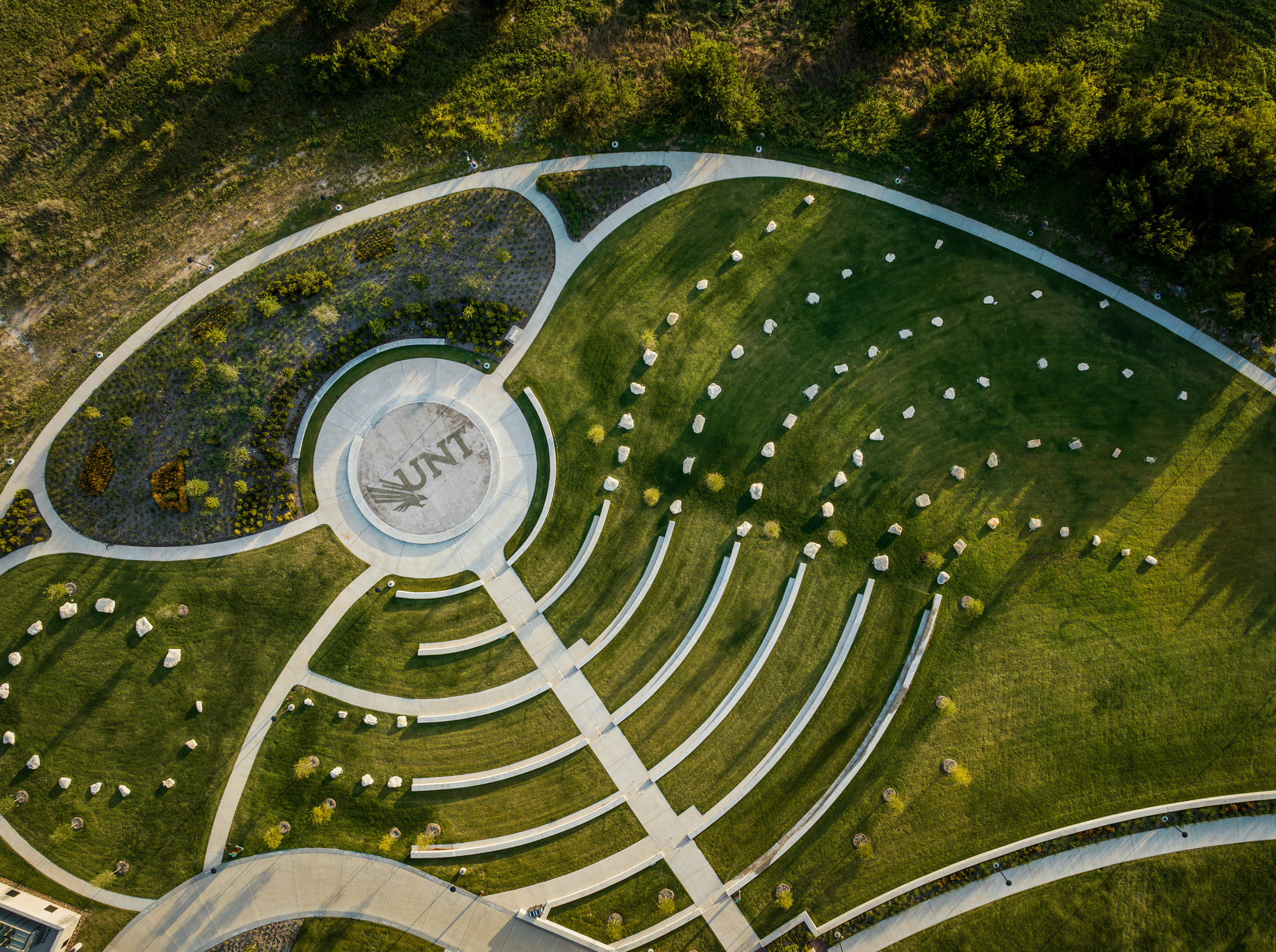 UNT Frisco Landscape Signage