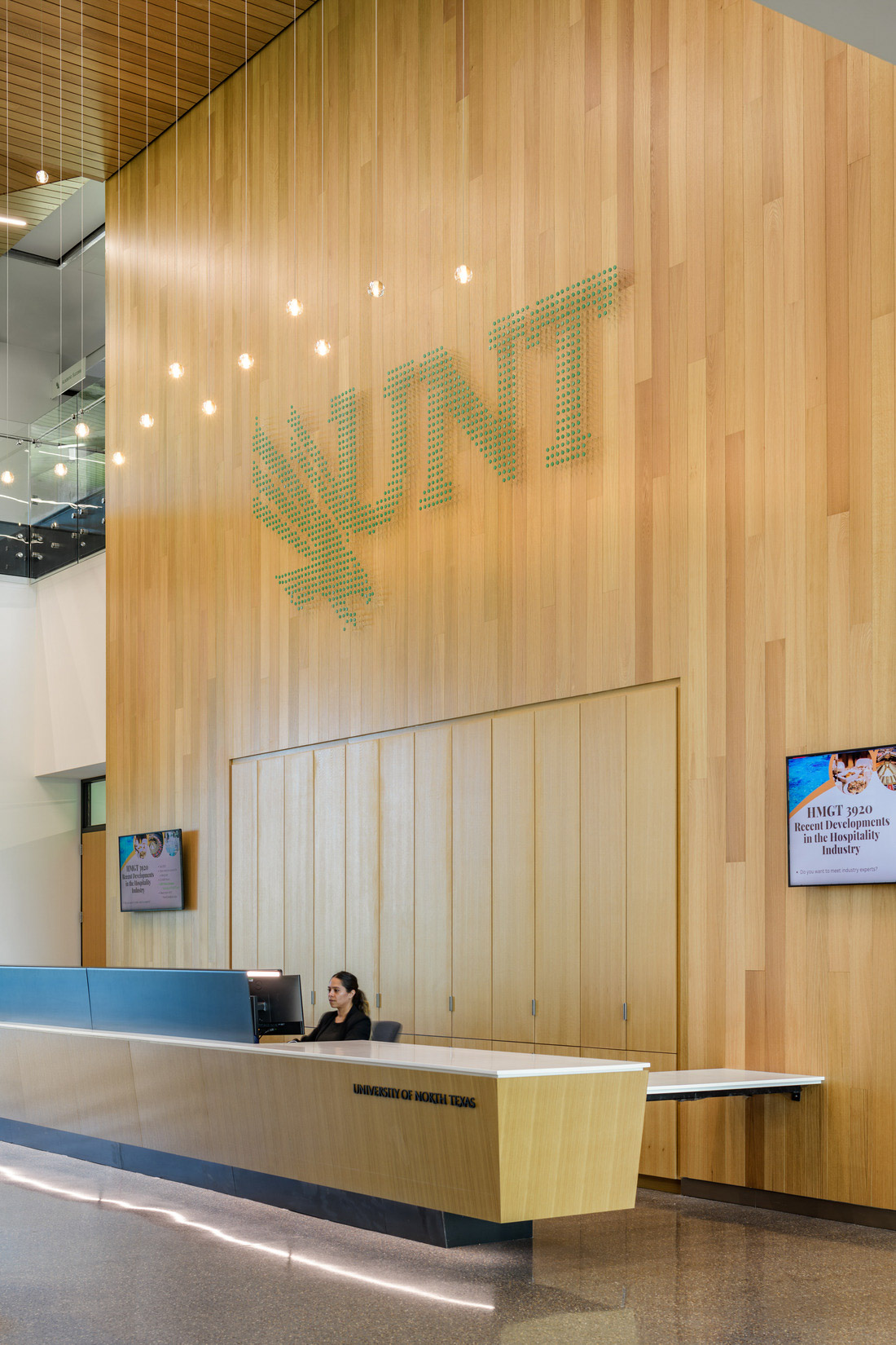 UNT Frisco Lobby Signage