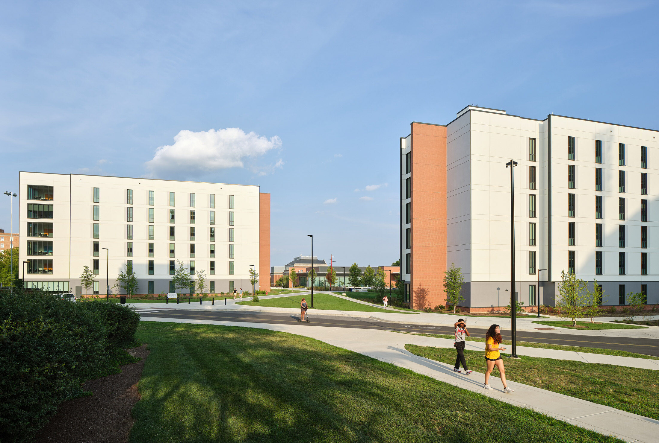 Exterior images of Johnson-Whittle and Pyon-Chen halls