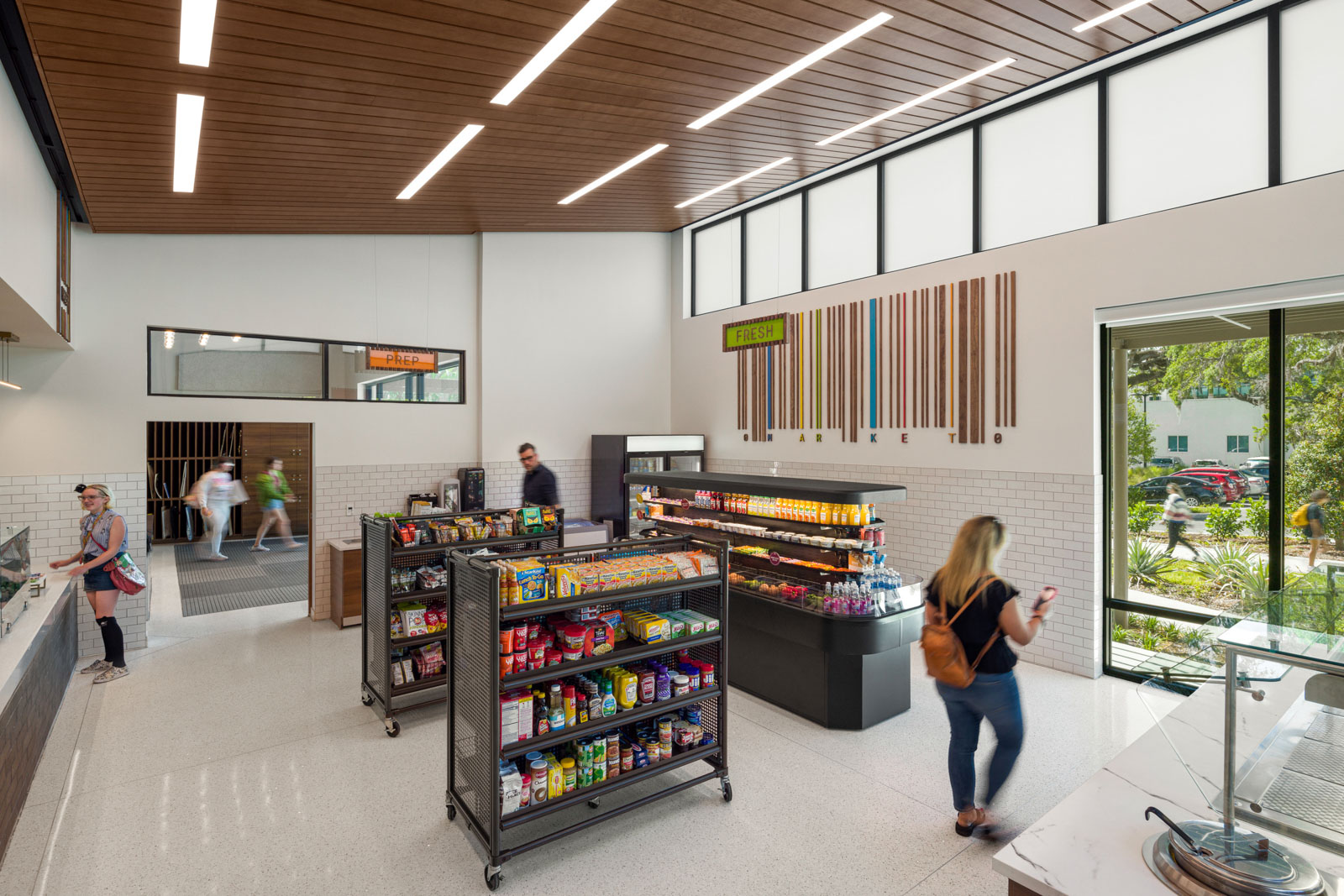 A convenience store within Cunniffe Commons at the Ringling College of Art and Design