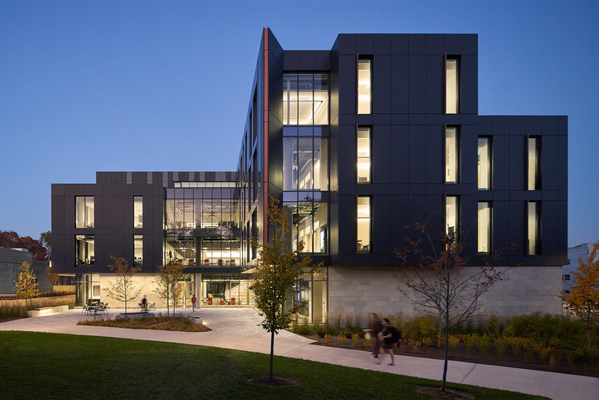 Side view of Clark University CMACD