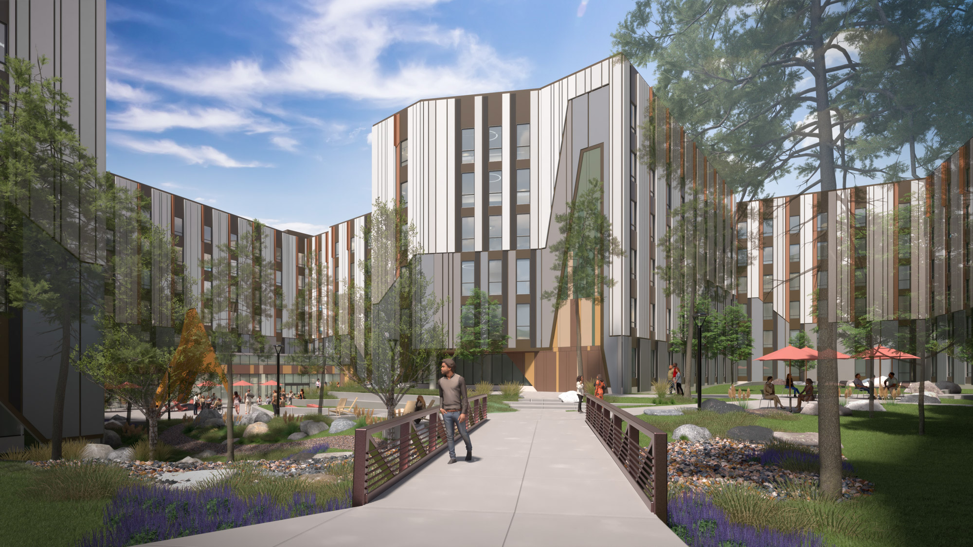 University of Utah Student Housing Quad Interior View