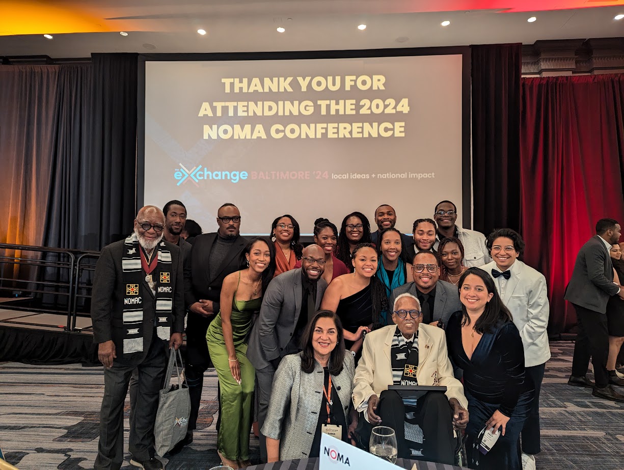 A team of NOMA Baltimore members during the 2024 NOMA National conference