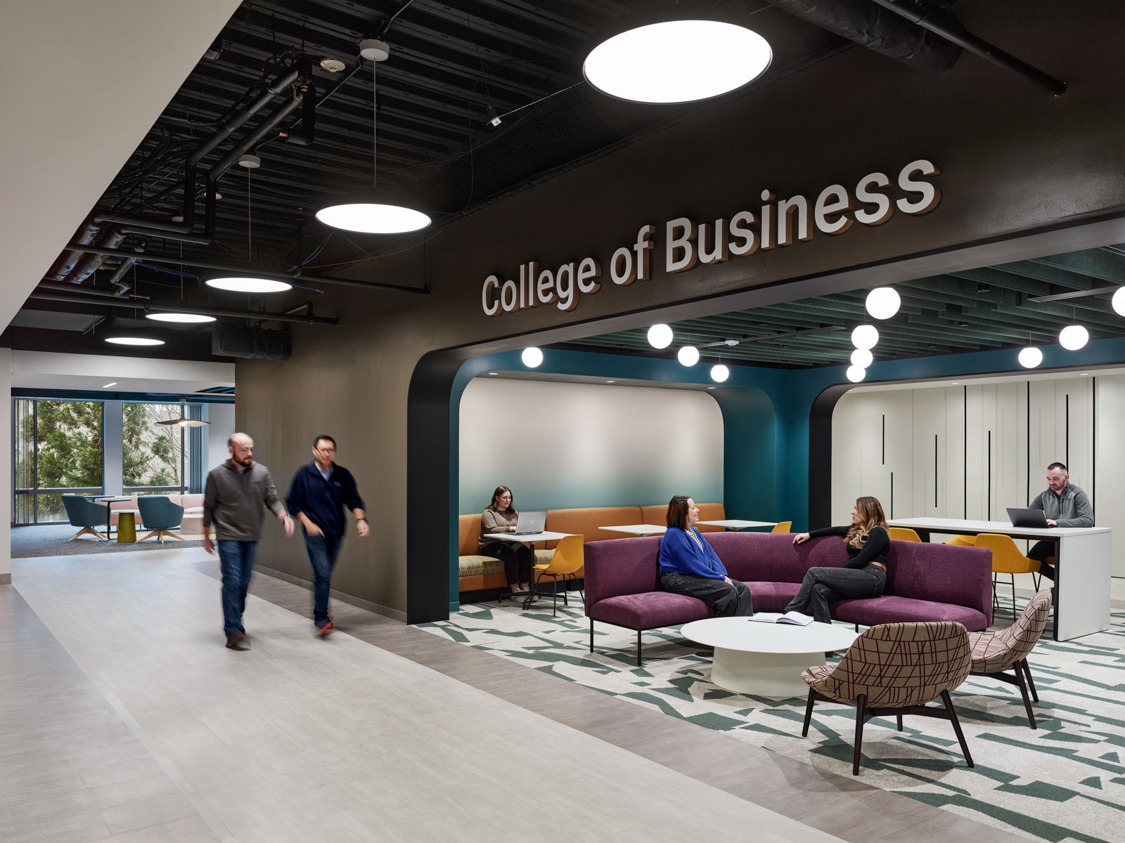 Bryant University BELC signage