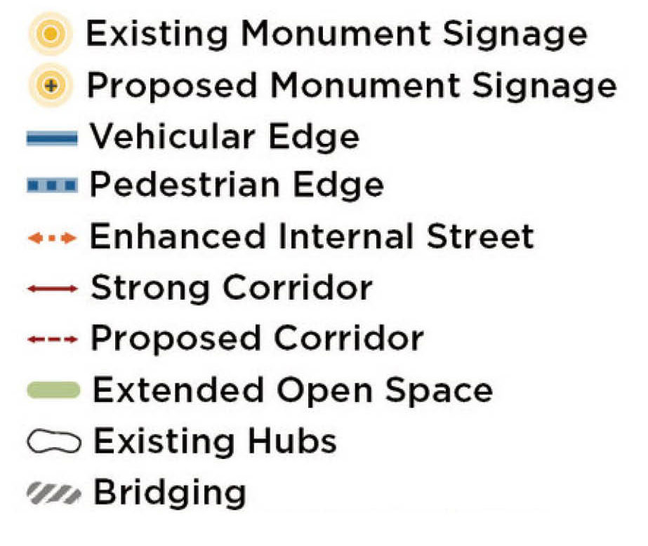University of Missouri Campus Master Plan Concept Framework Key