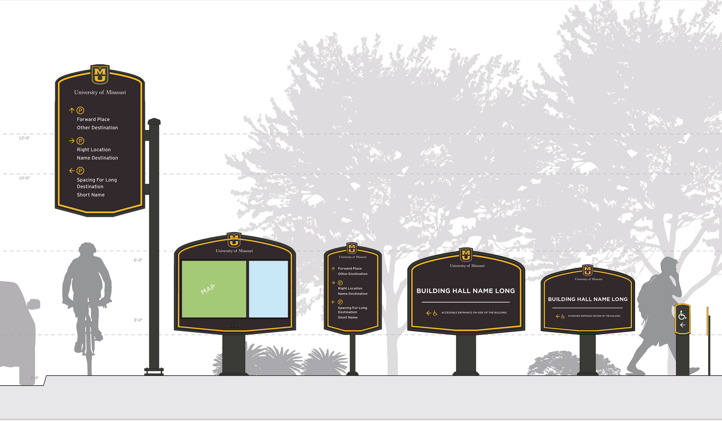 University of Missouri Campus Master Plan Signage and Wayfinding