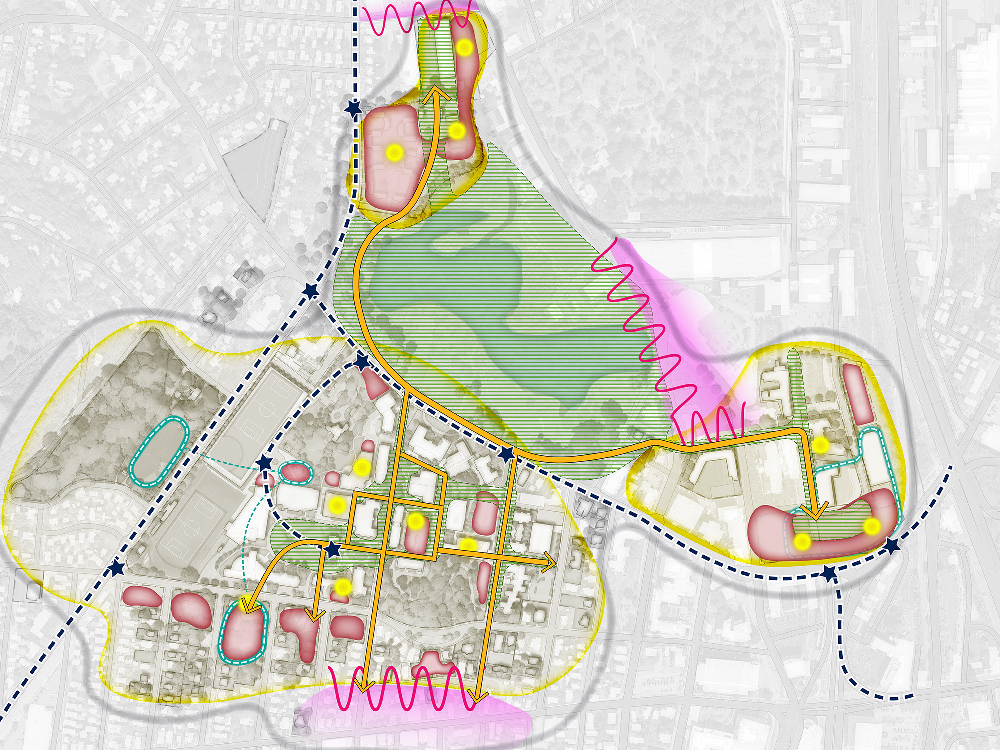 Worcester Polytechnic Institute Campus Framework Plan Concept Plan