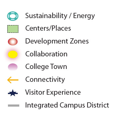Worcester Polytechnic Institute CampusFrameworkPlan Concept Plan Legend