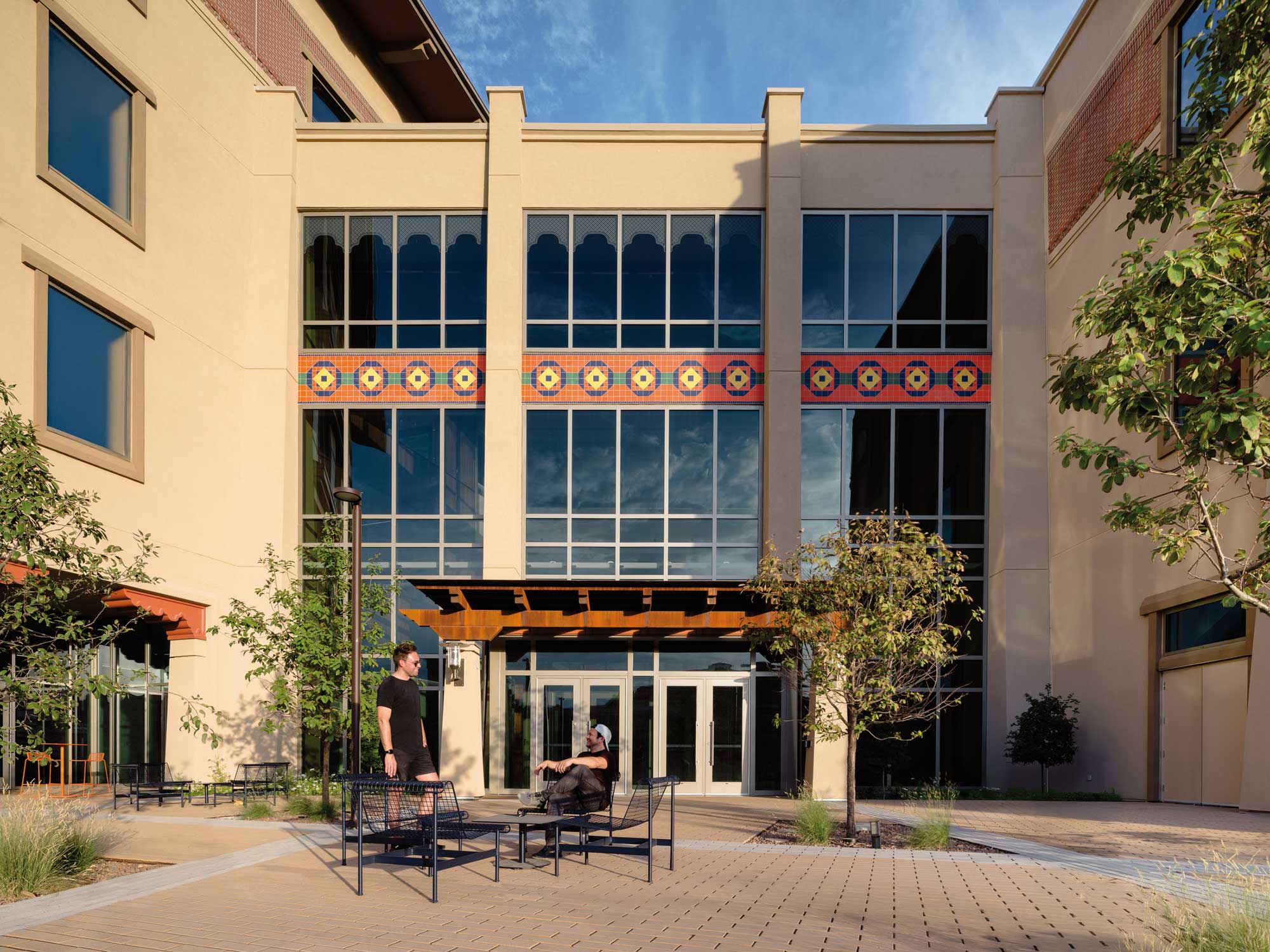 University of Texas at El Paso Texas Western Hall game courtyard