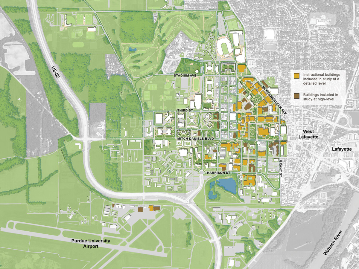 Purdue Computer Engineering Course Map Purdue University Classroom Master Plan — Ayers Saint Gross