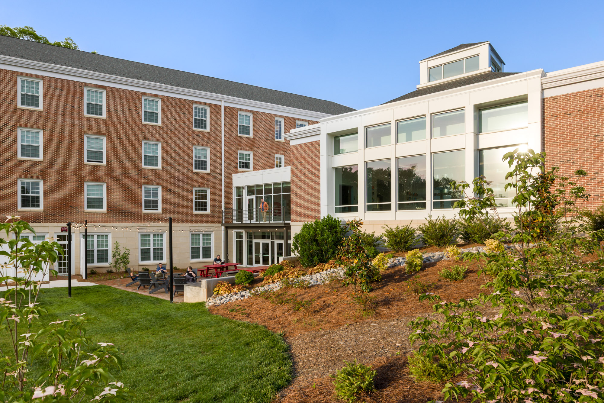 Landscape design at Elon University's East Neighborhood Commons