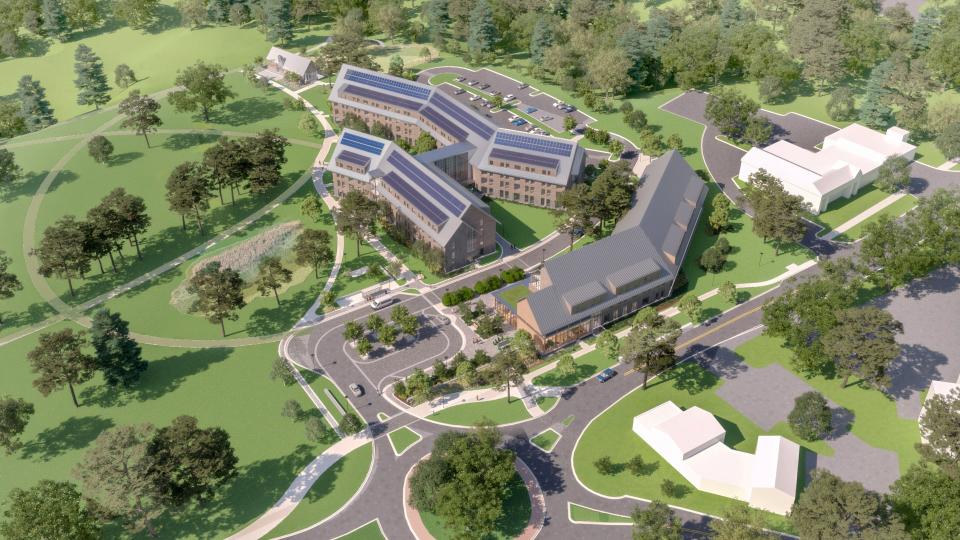 A rendering of the Dartmouth North End Housing