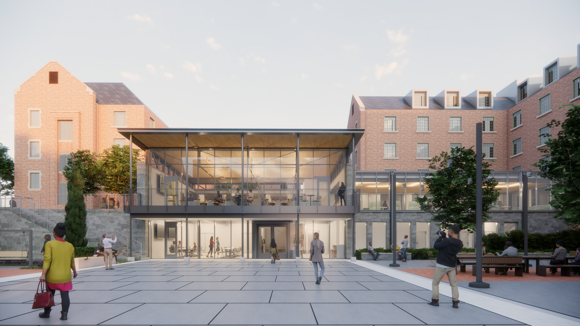 A rendering of Georgia Tech's Smith and Howell Halls