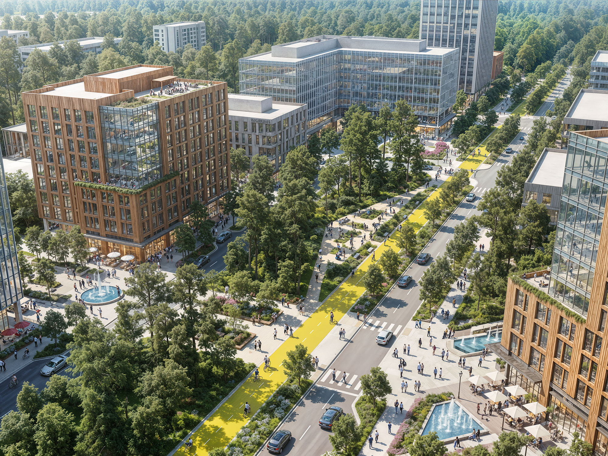 Research Triangle Park Ayers Saint Gross Ab Aerial