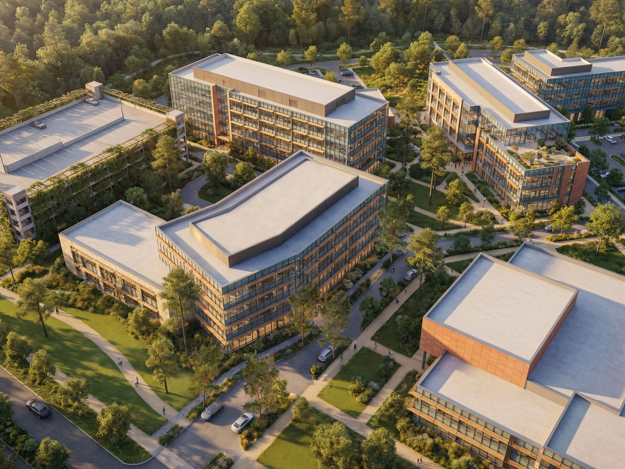 Research Triangle Park Ayers Saint Gross ECC Aerial