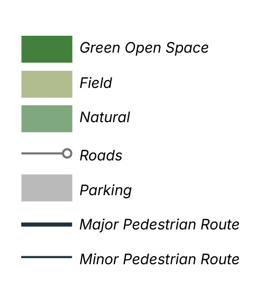 Davidson College Campus Master Plan Open Space Plan Legend
