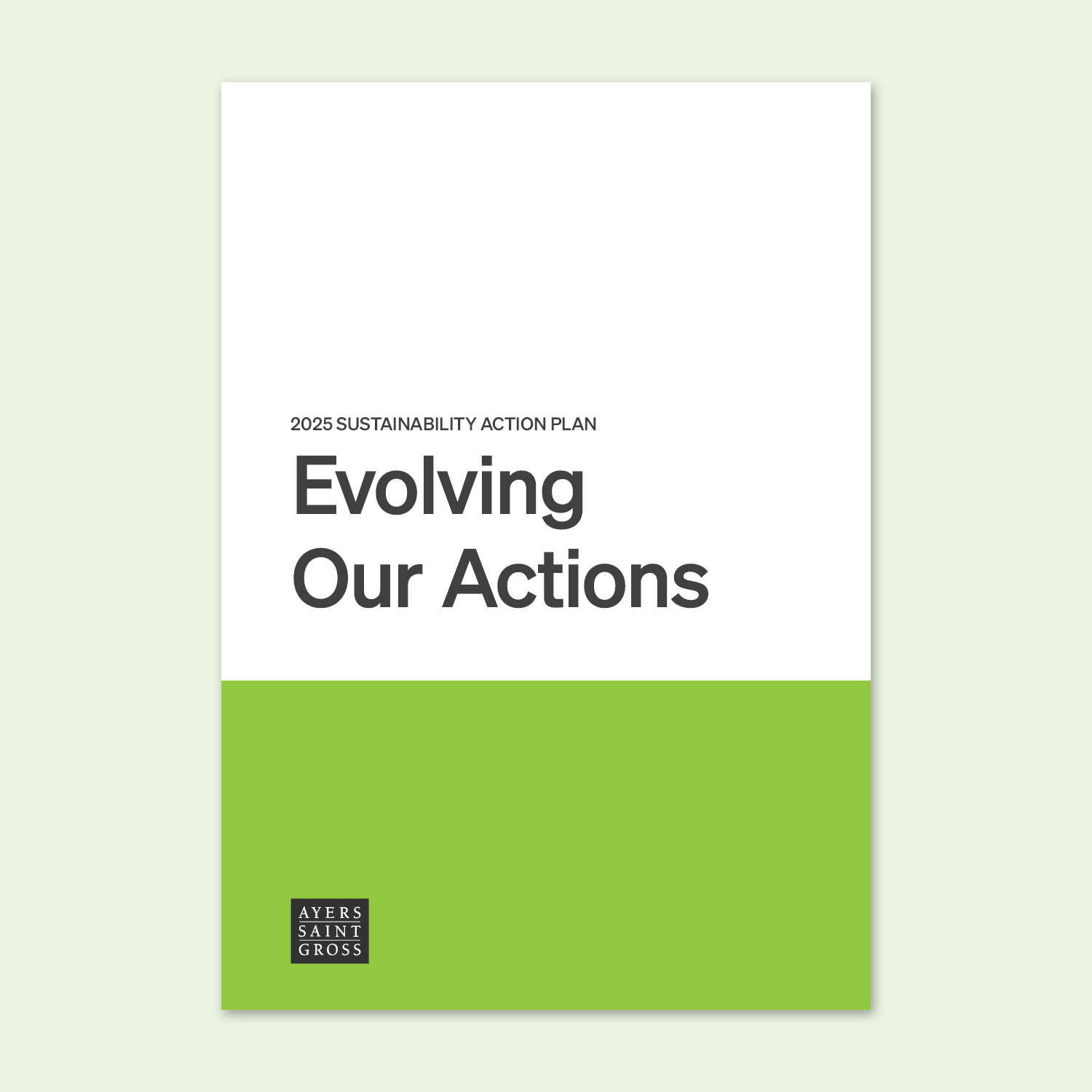 Sustainability Action Plan 2025