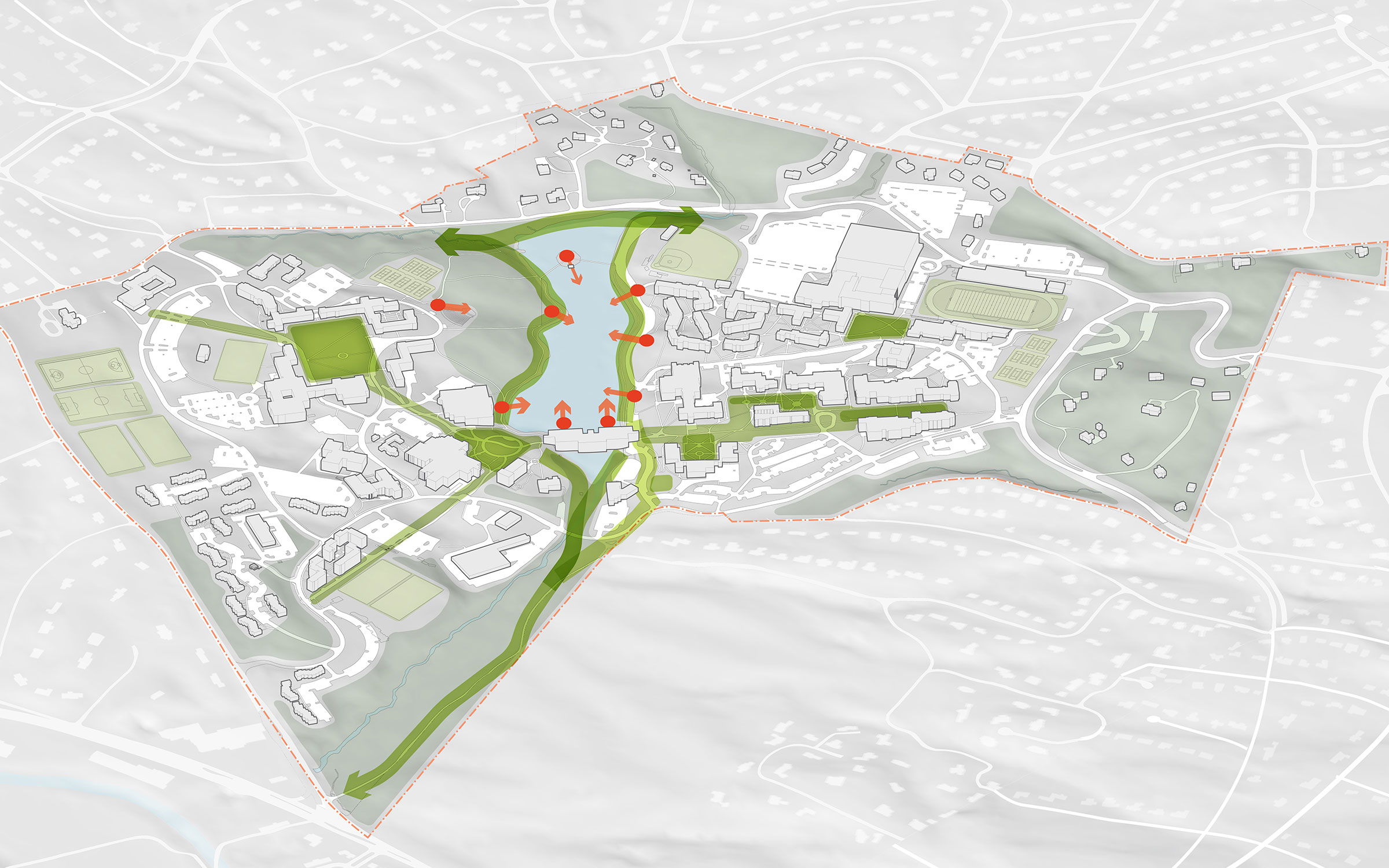 University of Richmond Campus Plan Lake Enhancements