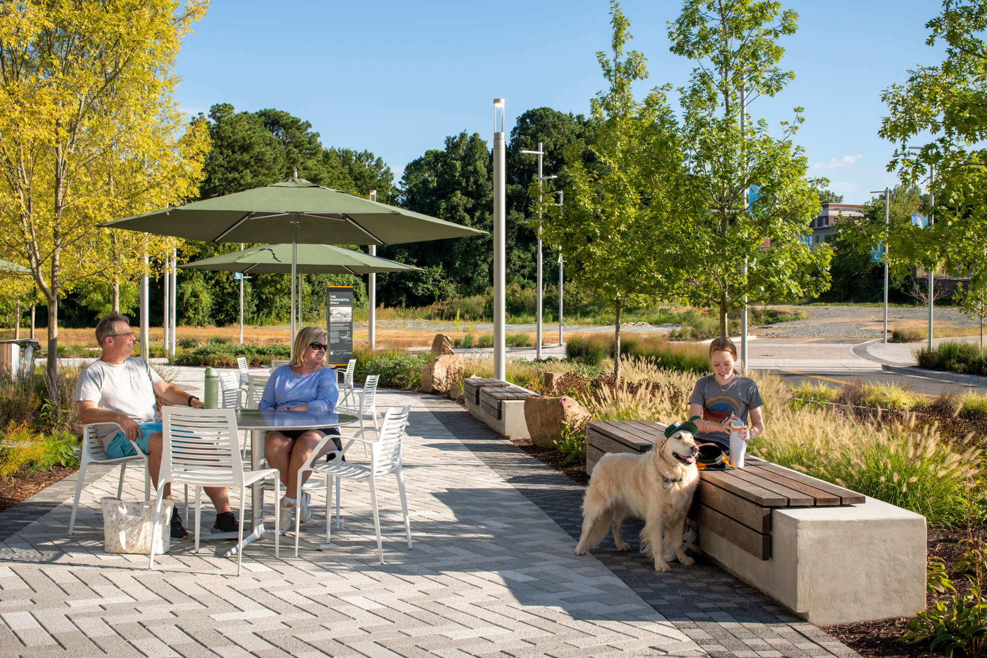 Purposeful Walk Plaza Seats