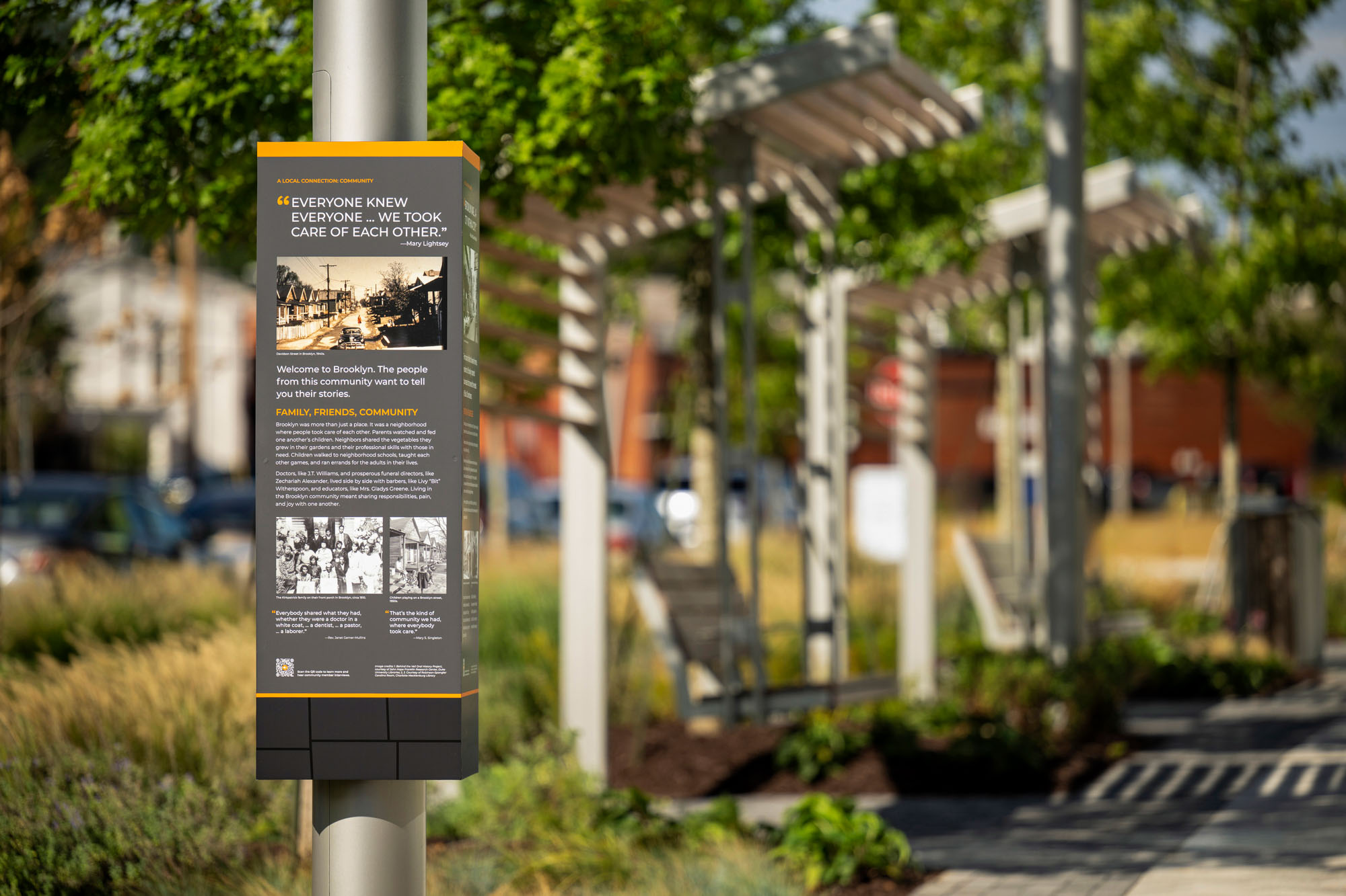 Purposeful Walk pulons and benches
